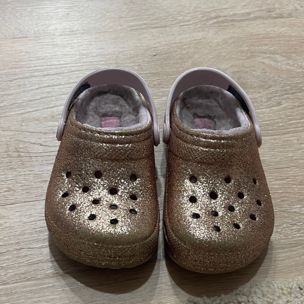 Crocs-Classic Glitter Lined Clog